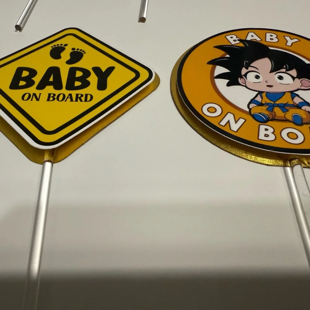 Baby Cake Toppers - 12ct baby dragon ball